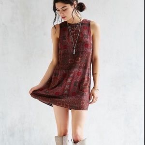 UO Ecote Guinevere Open-Back Frock Dress